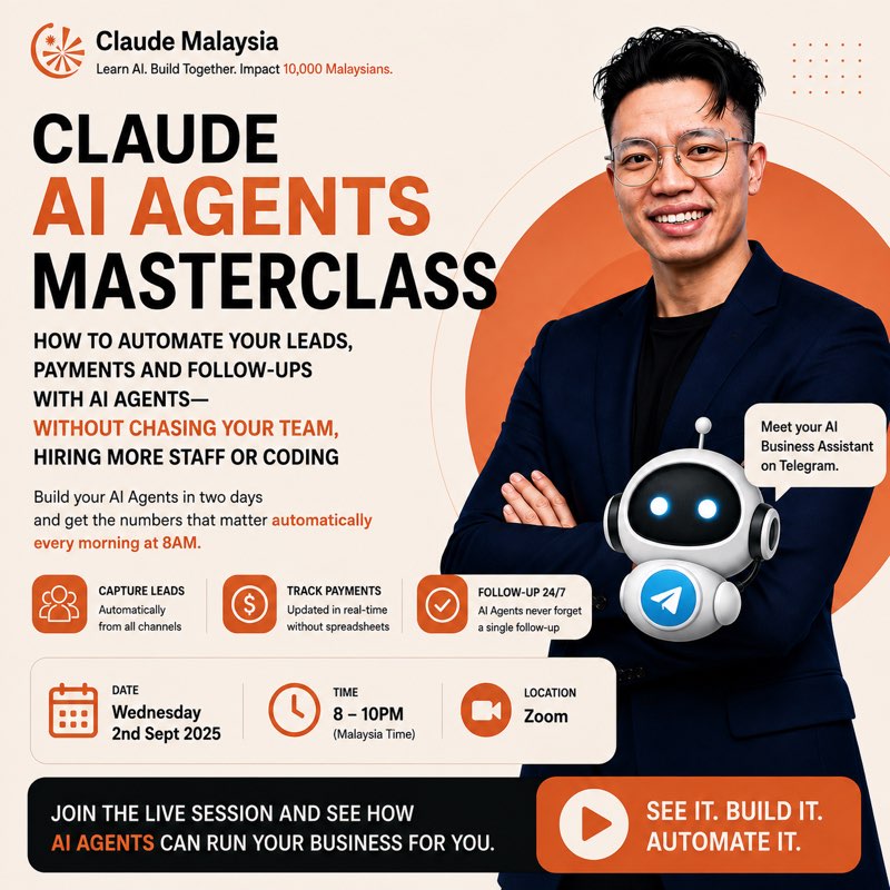 Claude AI Agents Masterclass — Free Webinar 2nd Sept