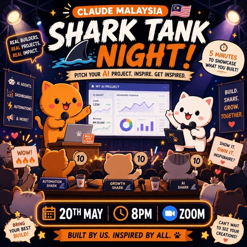 Claude Malaysia Shark Tank Night